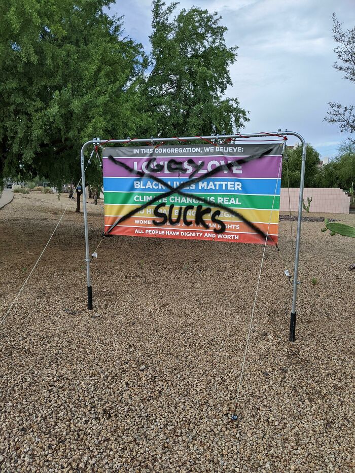 Someone Vandalized My Local Unitarian Universalist Church