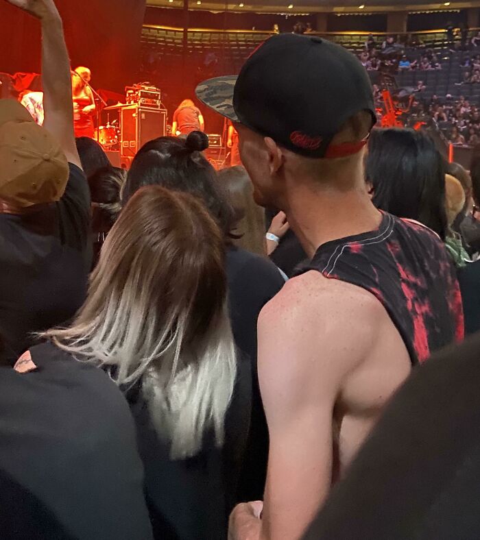 These Jerks Pushed And Shoved Their Way Toward The Front, And Got Aggressive When Others Wouldn’t Let Them Through (Security Did Remove Them)