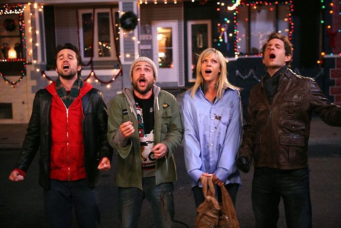 Rob, Charlie, Kaitlyn and Glenn singing 