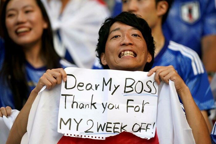 A Japan Fan At The World Cup