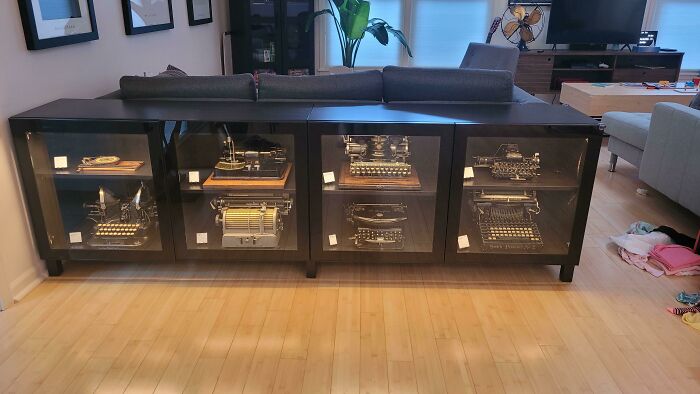 My New Typewriter Display. All Machines Except One Are Pre 20s