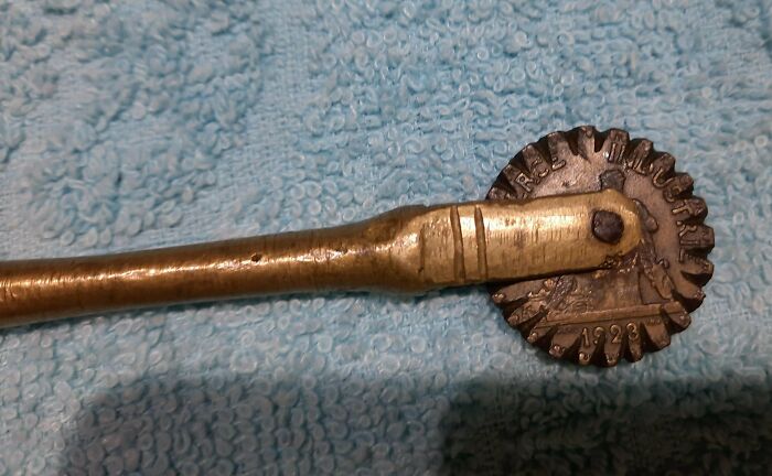 My Mom Got This From Her Mom; A Very Old Rotella Tagliapasta With A "New" Coin That We Have For More Than 300 Years. (Not For Sale)