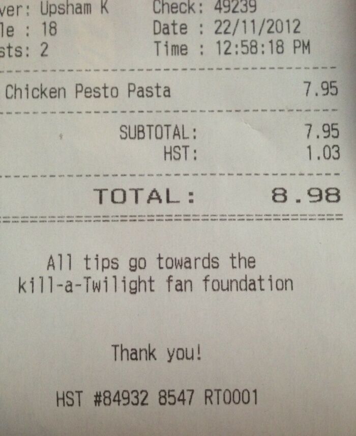 I Think I'm Going To Be A Regular Here At This Restaurant Now