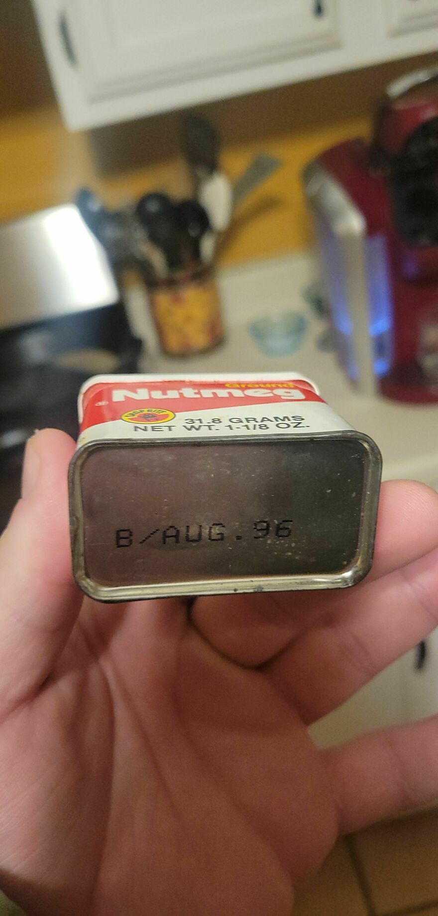 The Nutmeg I Used Today Expired In 1996 The Nutmeg I Used Today Expired In 1996