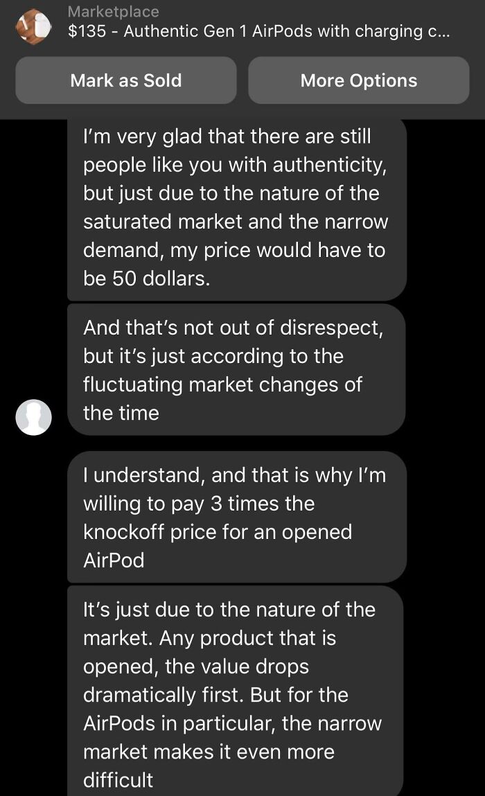 Listed My Authentic AirPods On Facebook Market