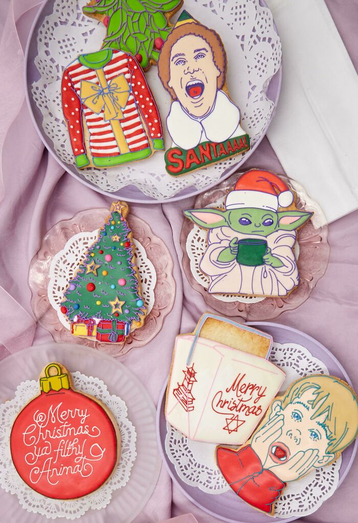 We Went All In With The Design Choices For Christmas This Year At The Bakery