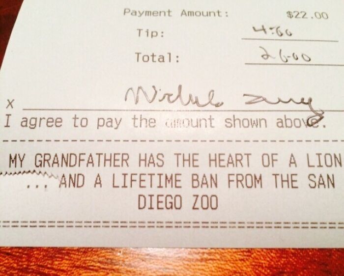 Noticed This On My Receipt At The Bar Yesterday