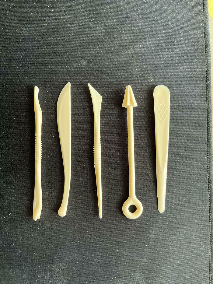 I Found This Odd Set Of Disposable Cutlery (?) In A New Flat I Just Moved Into