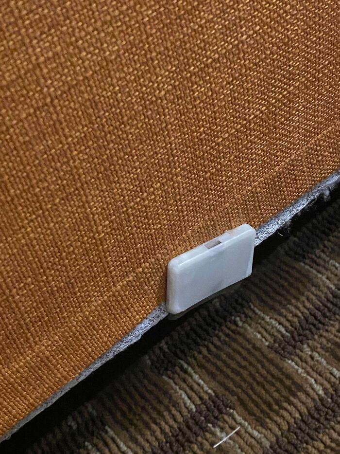 What Are These Small White Boxes Around The Base Of Our Bed At The Excalibur Hotel?