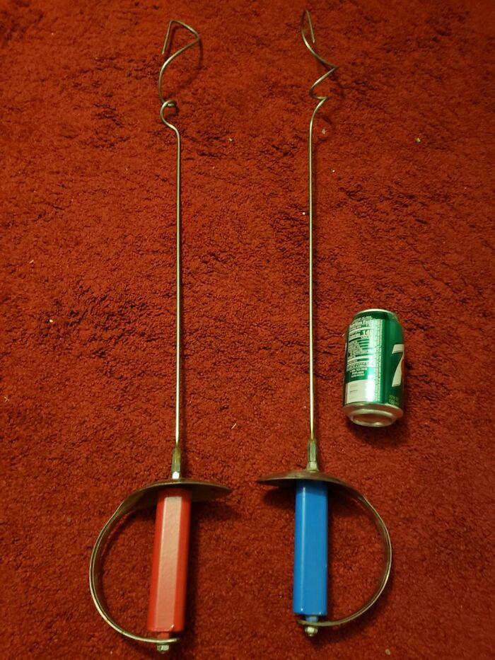 Around 2' 10" Long. Looks Handmade, Entirely Out Of Metal. No Markings And Nothing Found On Google