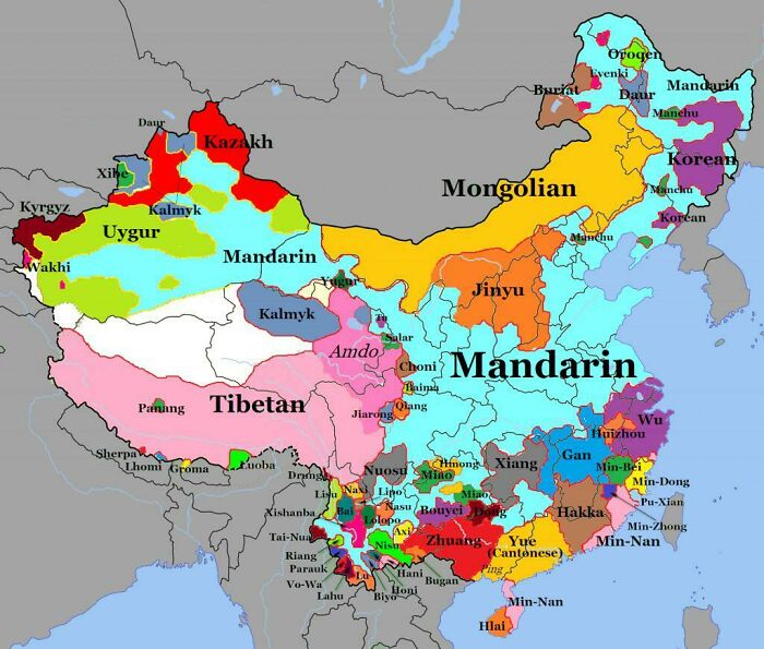 Languages Spoken In China