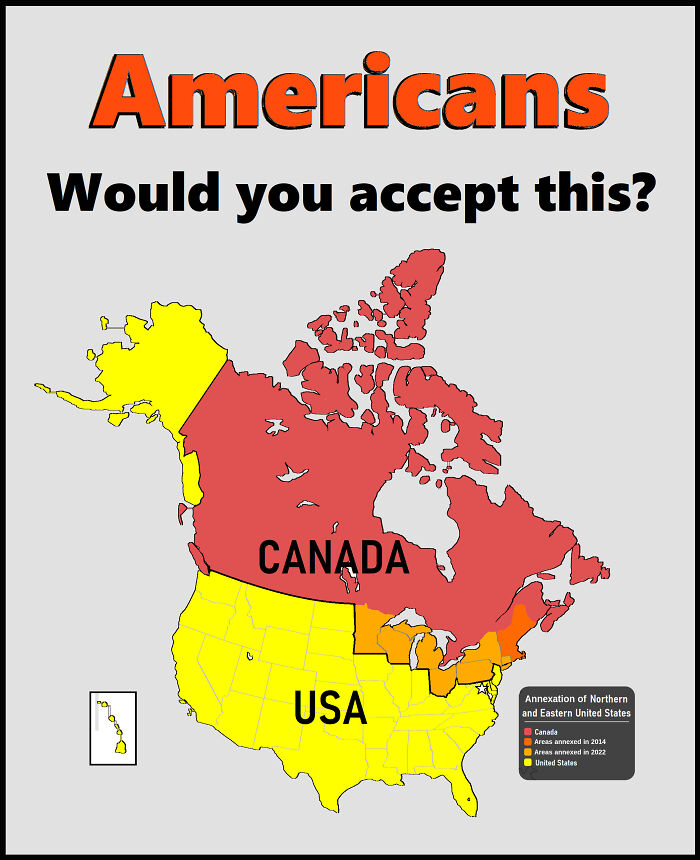 Map Of The US If It Had The Same Territorial/Population Concessions Demanded Of It As Ukraine: 15% Of Their Land Area And 25% Of Their Population