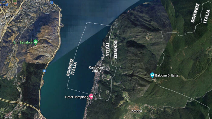 Did You Know There Is A Part Of Italy Completely Surrounded By Switzerland?