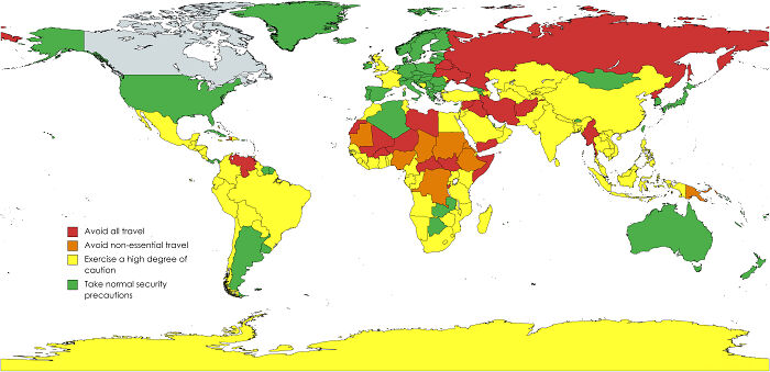 Travel Advice From Gouvernment Of Canada