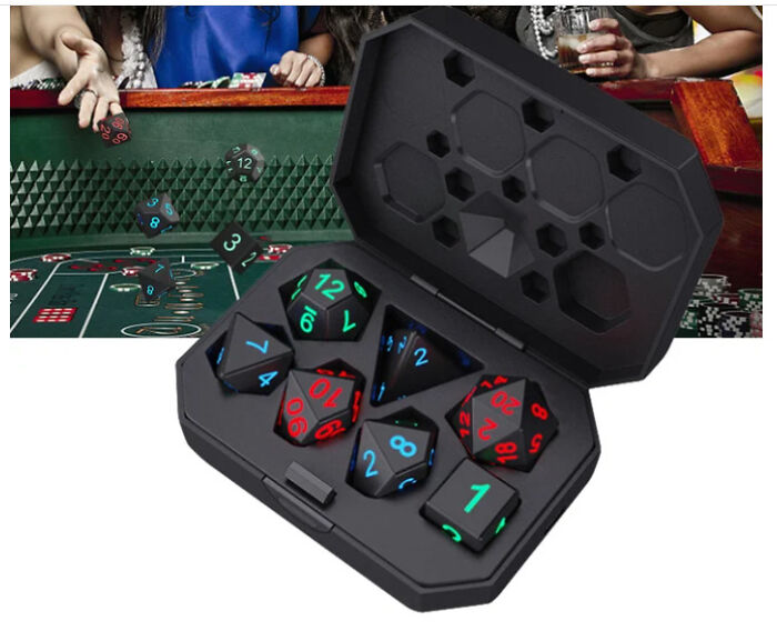 La persona que editó esta foto para vender dados de D&D en Facebook no sabe para qué sirven