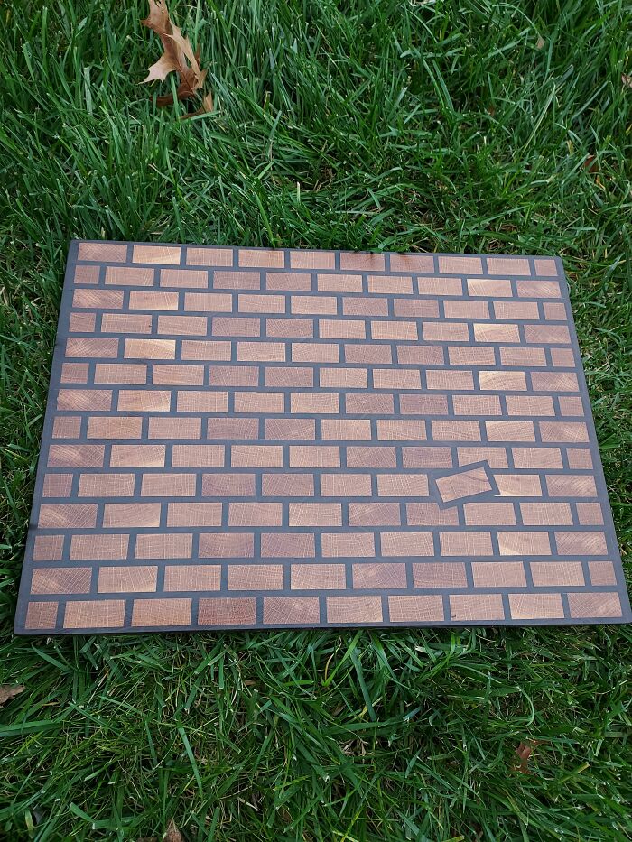 I Made A Cutting Board For All My My Oak-Loving Ocd Friends Out There