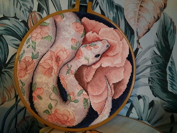 Eden Serpent By Paradisestitch! It Took Forever But I'm So Happy With How It Turned Out!