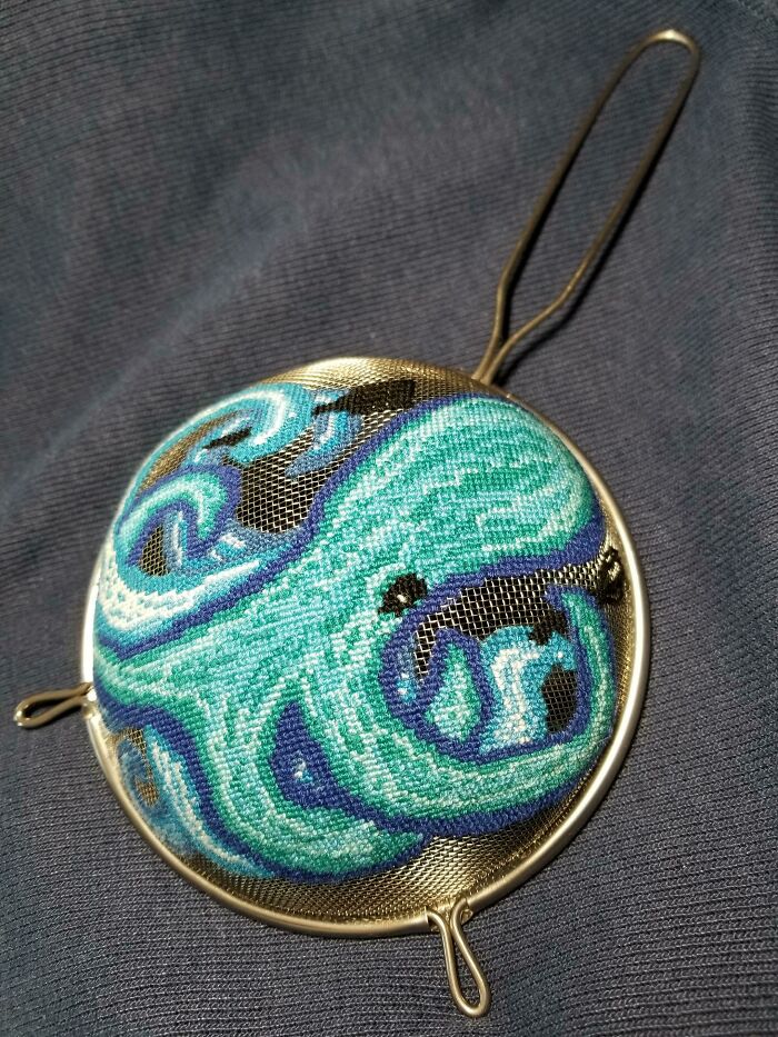 Sieve Complete! My Self-Designed Chefalopod Is Headed To The Fair. Let's Hope The Judges Find Him Punny