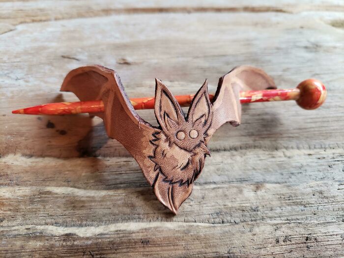 This Little Bat Barrette I Just Made Is Cracking Me Up