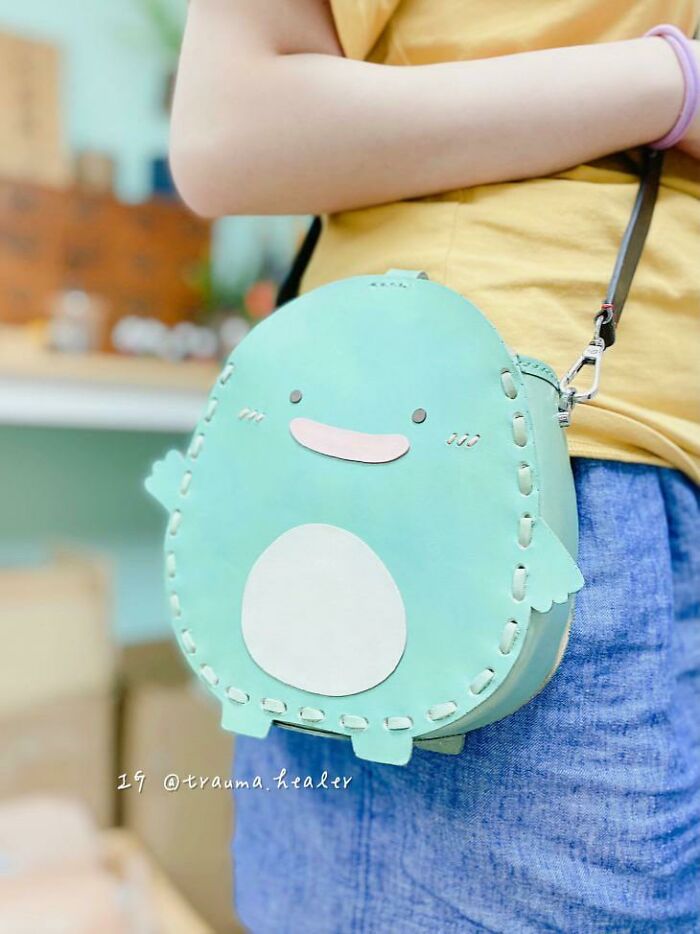 My First Leather Bag Is Now Done And I Made It!