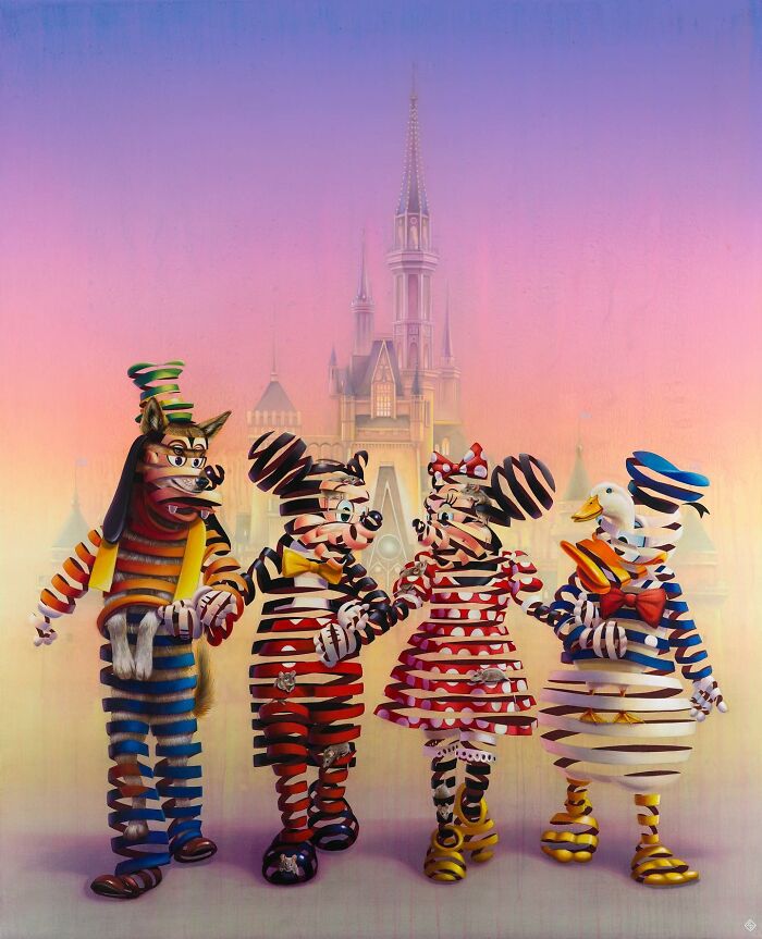  Goofy, Mickey Mouse, Minnie Mouse And Donald Duck