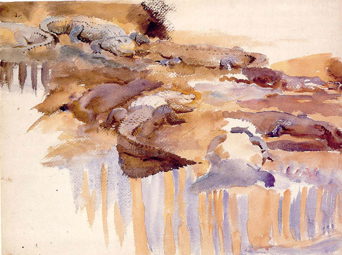 Alligators (1917) By John Singer Sargent