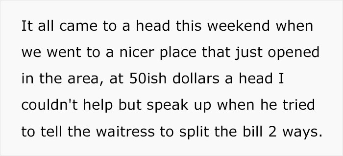 "He Was Absolutely Appalled": Guy Refuses To Pay For His Friend's Wife's Meals Anymore, Drama Ensues