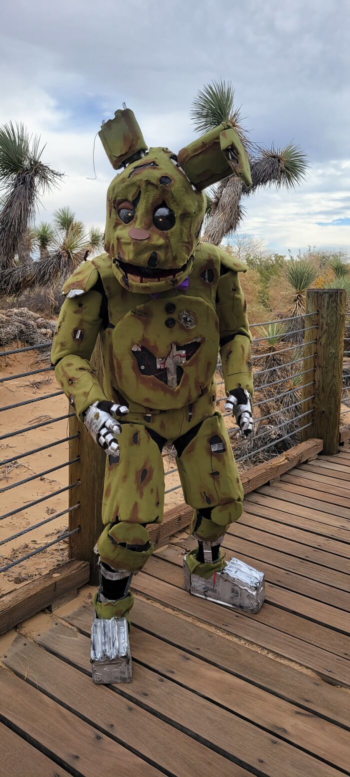 William Afton, Also Self Made, It’s Cardboard Covered In Cloth And Paint