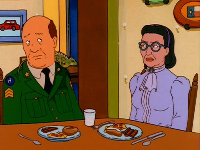 Bill and Shelia dinning 