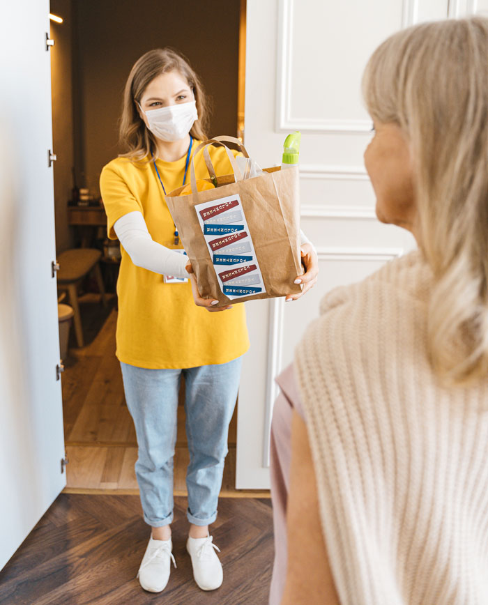 Deliver Groceries And Meals To Elderly Neighbors