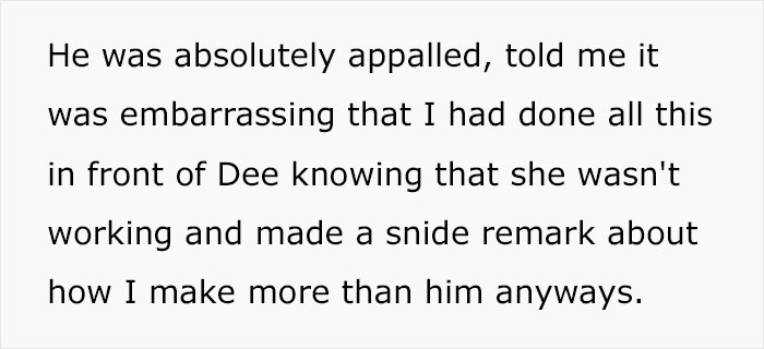 "He Was Absolutely Appalled": Guy Refuses To Pay For His Friend's Wife's Meals Anymore, Drama Ensues