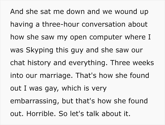 3 Weeks Into His Marriage, This Man's Wife Caught Him Cheating On Her With Another Man