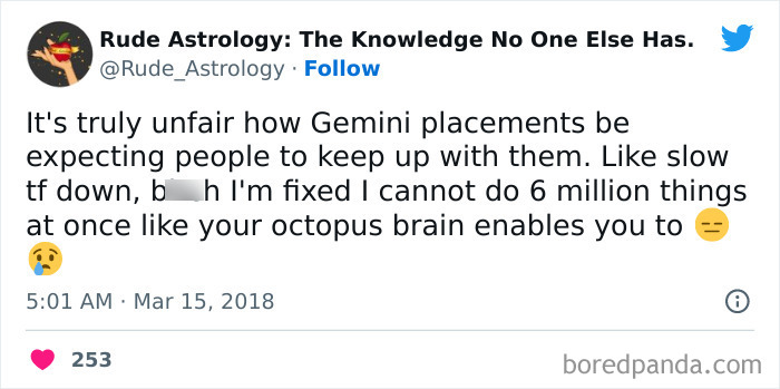 Gemini placements be expecting people to keep up with them meme