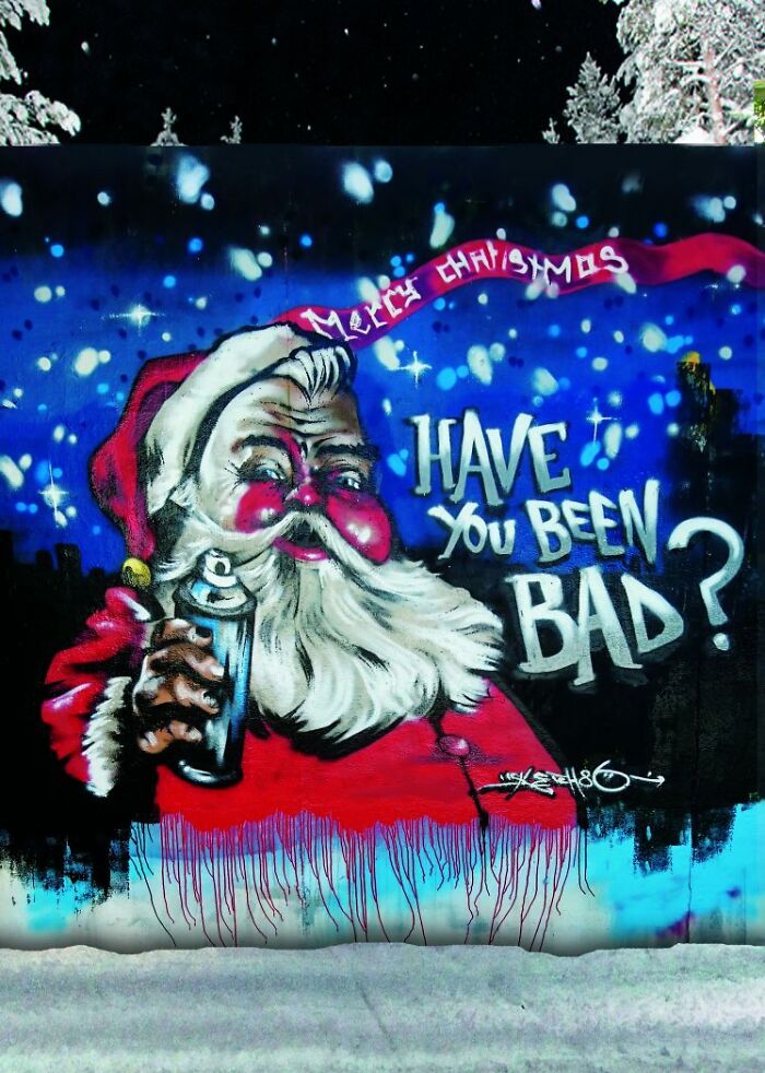 Christmas Street Art And Integration Of Street Art In The Urban Cities Christmas Street Art And Integration Of Street Art In The Urban Cities