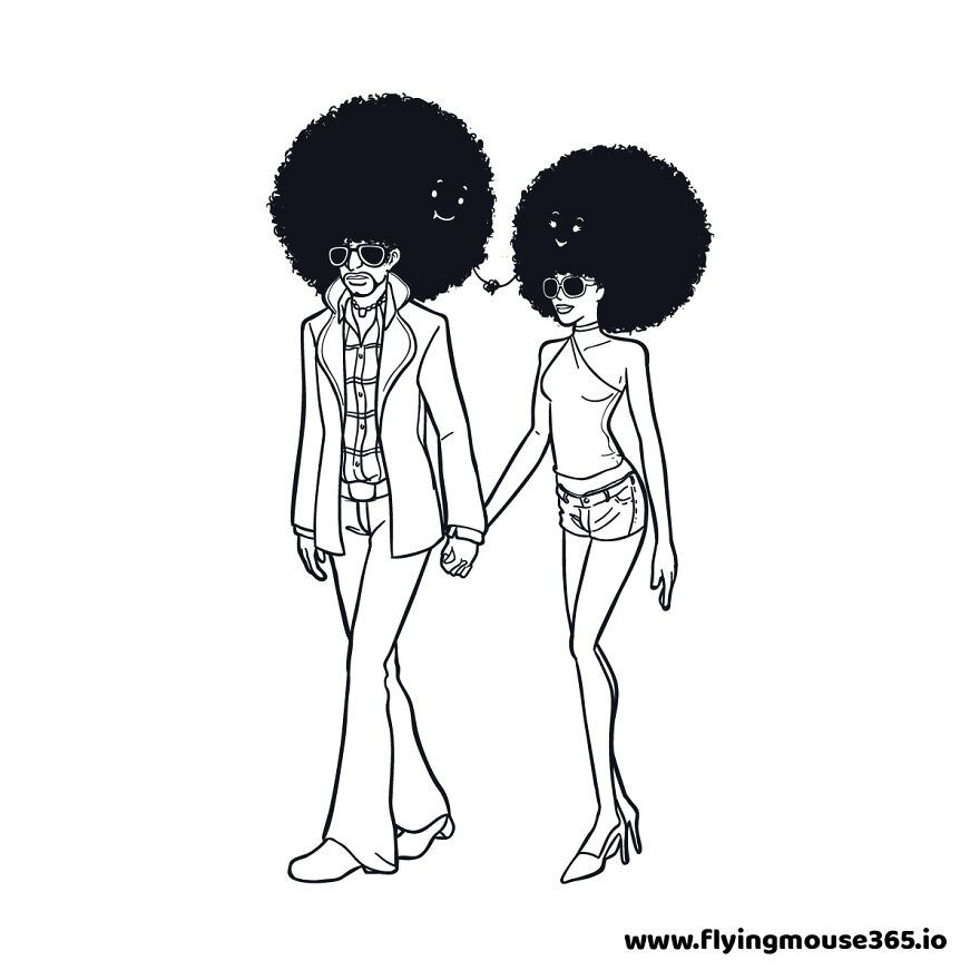 Afro Couple