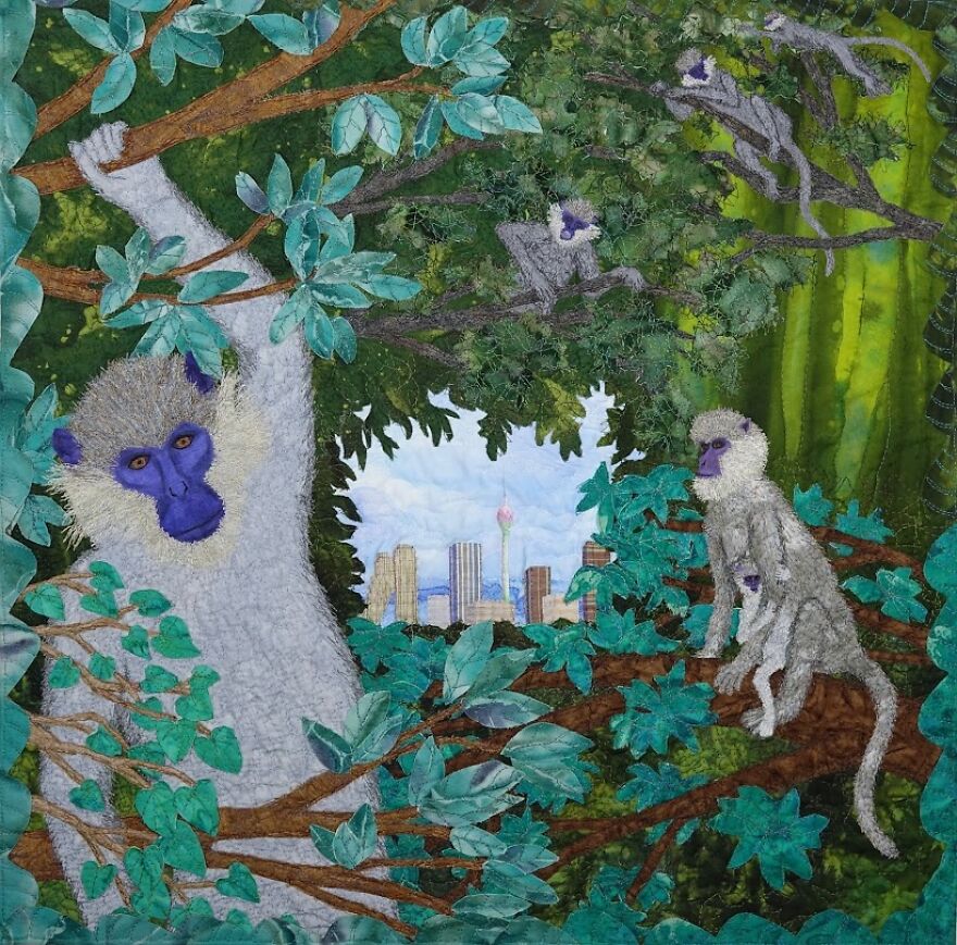 Purple Faced Langur By Doughty Designs (USA)