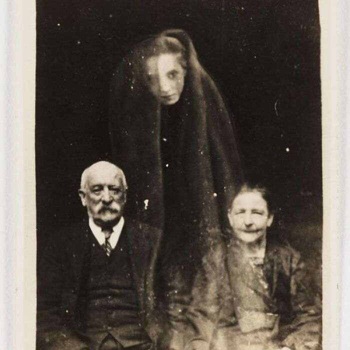 This Amazing Photo By William Hope Caught The Attention Of The Entire World As It Apparently Showed A Mourning Mother And Father's Recently-Deceased Daughter Hovering Above Them