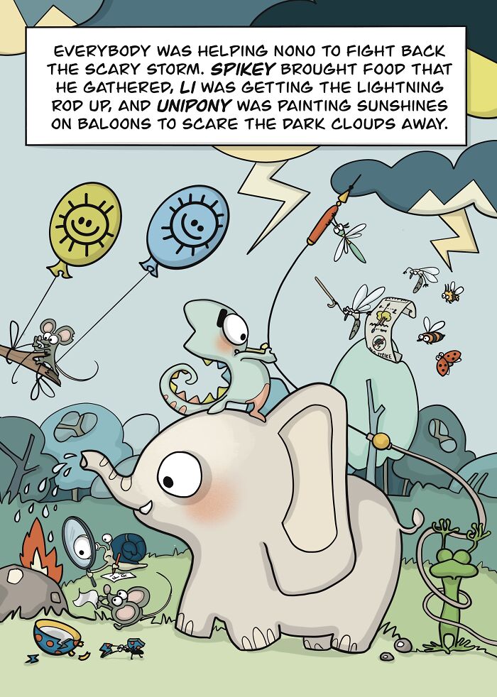 In This Tale Of Devastation, Cooperation, And Hope, I Portray The Terrors Of The World And The Unity Of The People In A Way Children Would Understand In This Tale Of Devastation, Cooperation, And Hope, I Portray The Terrors Of The World And The Unity Of The People In A Way Children Would Understand