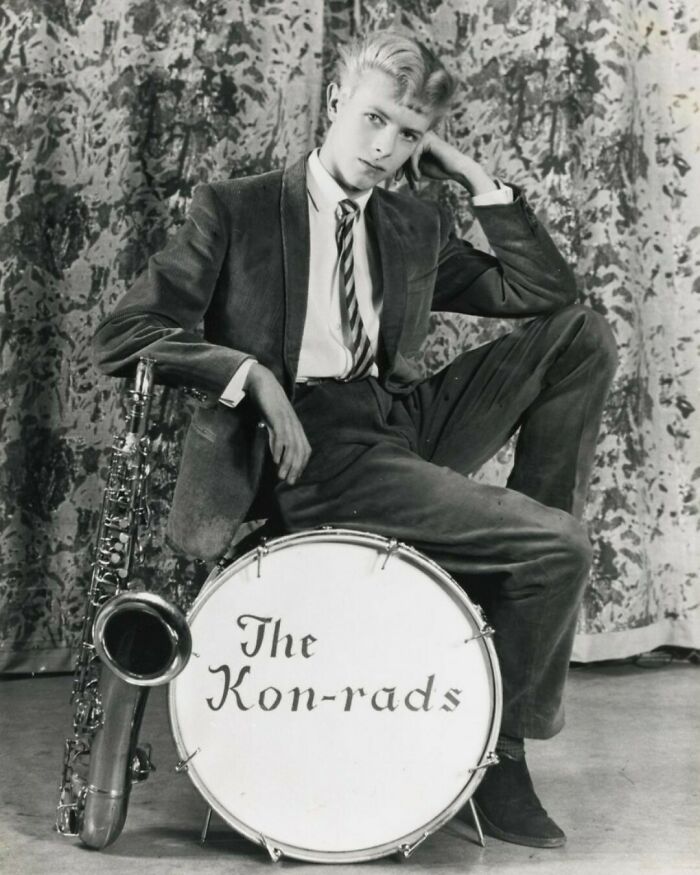 David Jones (Aka David Bowie) Stepping In As A Saxophonist And Lead Singer For The Kon-Rads At A Gig In South London, 1963