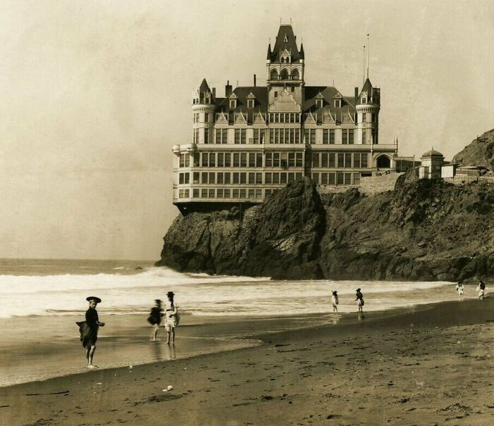 San Francisco’s Iconic Cliff House, Before It Was Destroyed By A Fire In 1907