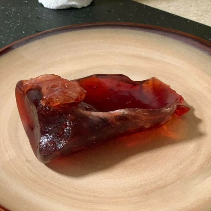 A Friend Of Mine Left Her Melatonin Gummies In Her Car And They Melted Together, So To Fall Asleep She Just Bites A Chunk Out