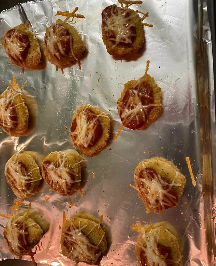 Got Creative With Nuggies- Behold Nuggie Parm