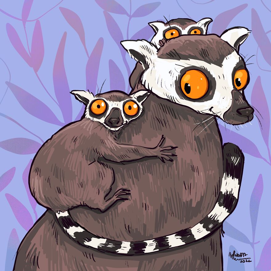 Creating A Strong Bond From A Hug Like A Lemur