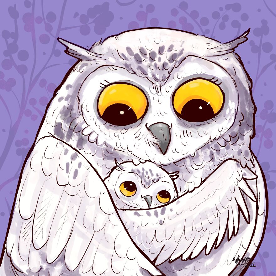 A Hoot And A Hug In The Moonlight To Show That I Care