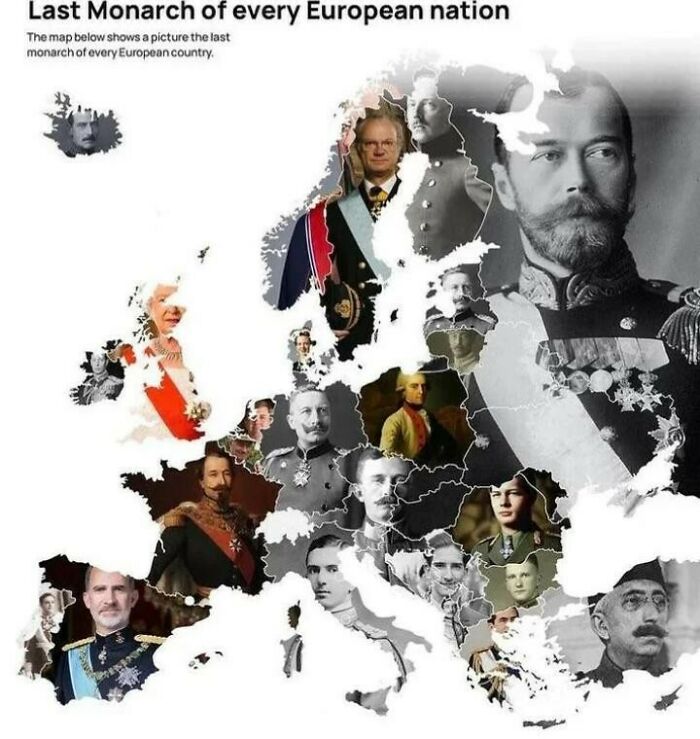 Last Monarch Of Every European Country
