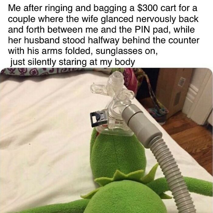 My Favorite Couple Archetype That Shops At Tj’s Is “Annoyed, Nervous Wife” Paired With “Bored, Horny Husband”