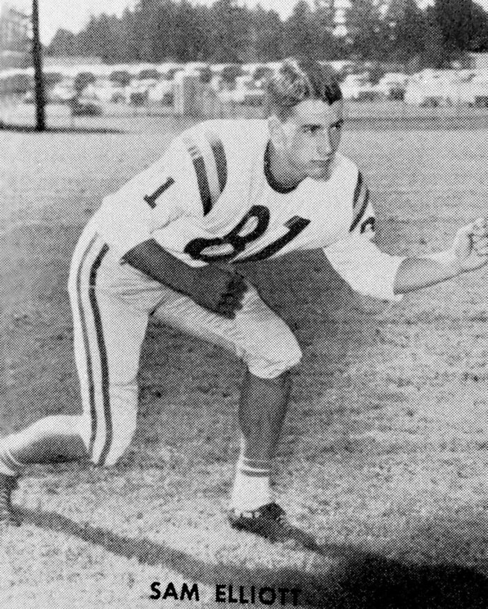 Sam Elliott During His Senior Year At David Douglas High School In Portland, Oregan, 1962