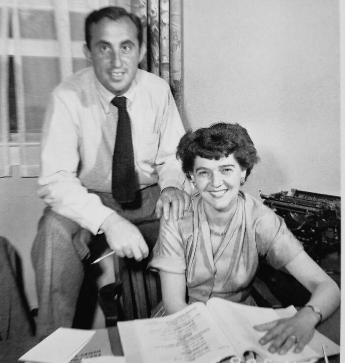 Henry And Phoebe Ephron At Their Beverly Hills Home, 1956