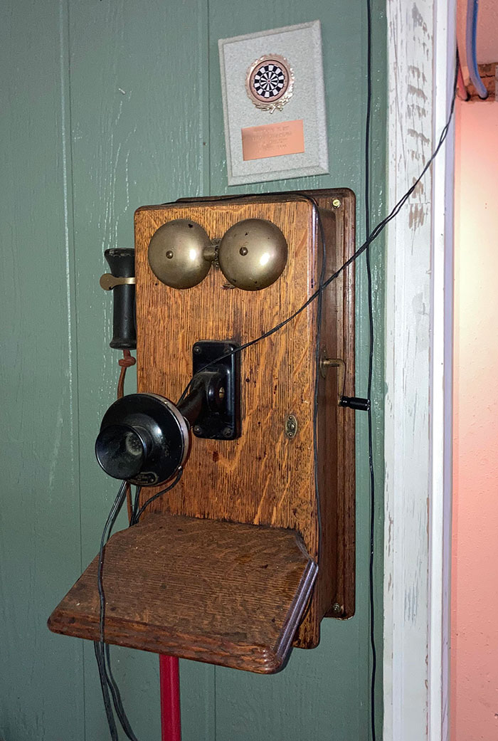 Cool Old-School Crank Phone At My Work