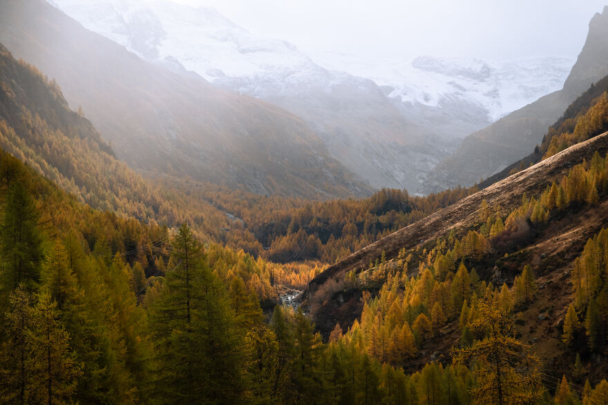 Subtle Autumn Light In Val D'herens